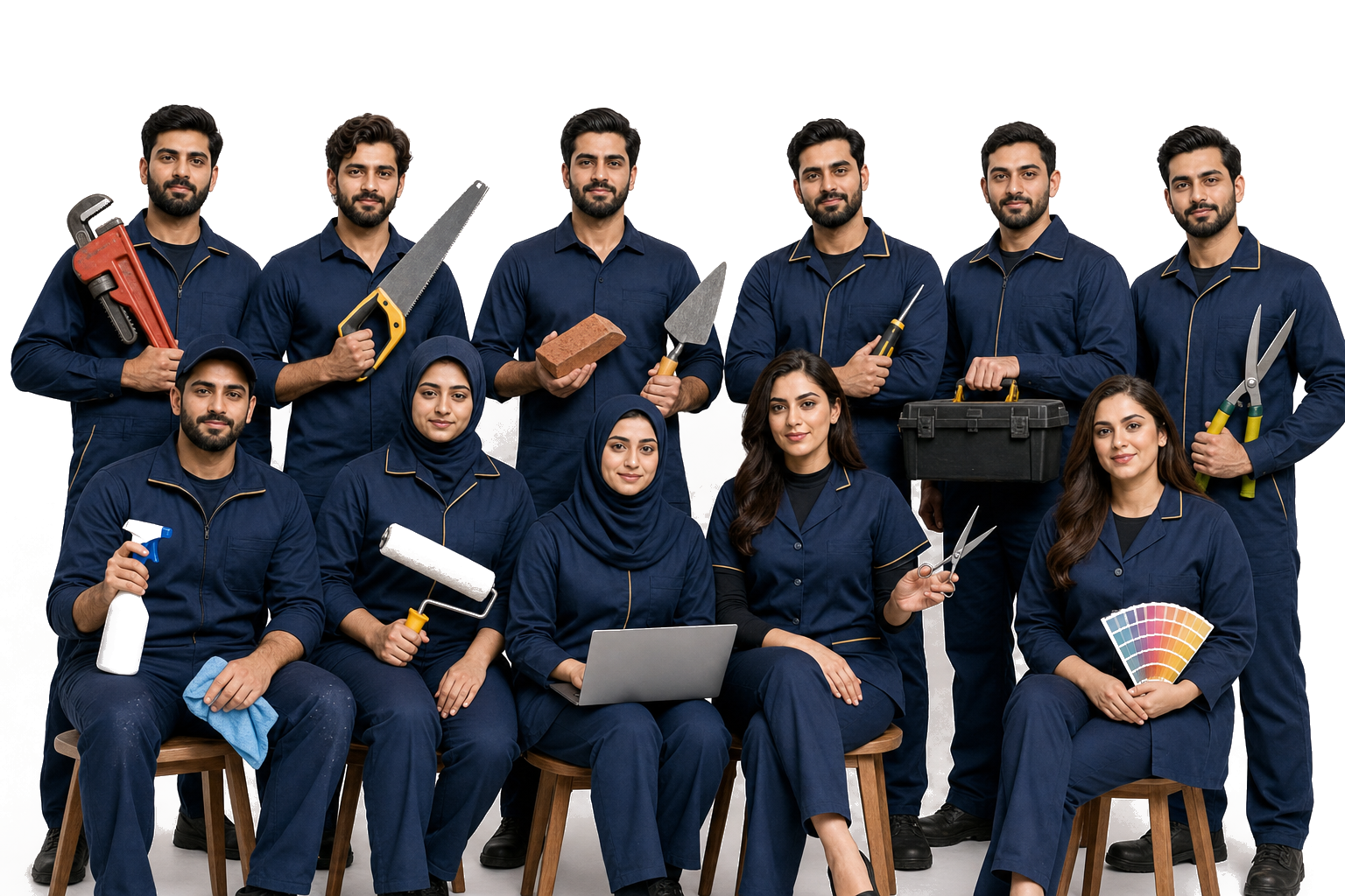 Panun Kaergar partners for every home service, each with their tools