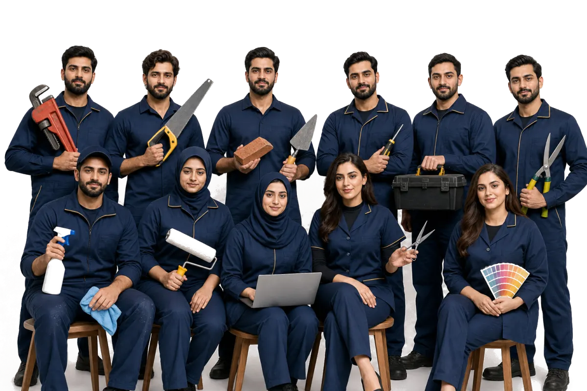 Verified Panun Kaergar partners for home services across Kashmir, each with their tools