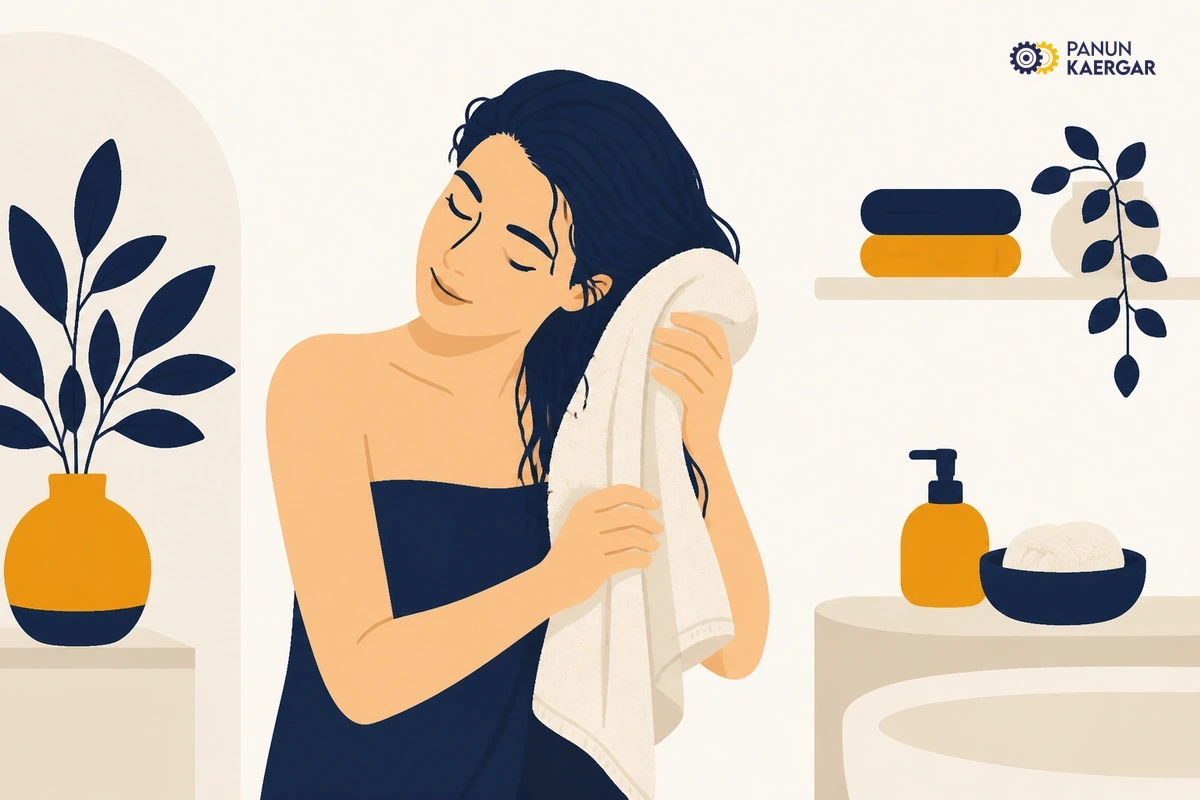Blot, do not rub — Squeeze water out with a soft cotton or microfibre towel; rubbing lifts the cuticle and...