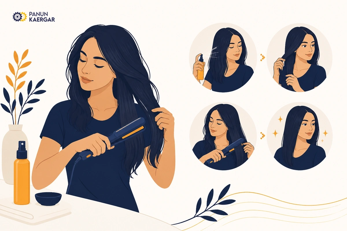 Cut the heat and tight pull — Lower straightener temperature, skip daily tight buns for a while, and use heat protect...