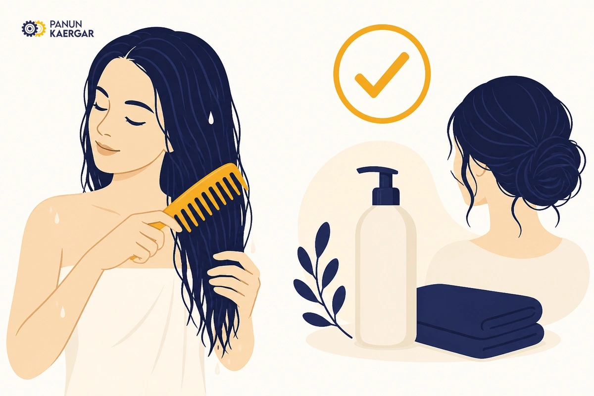 Simple prevention step for hairfall after every wash