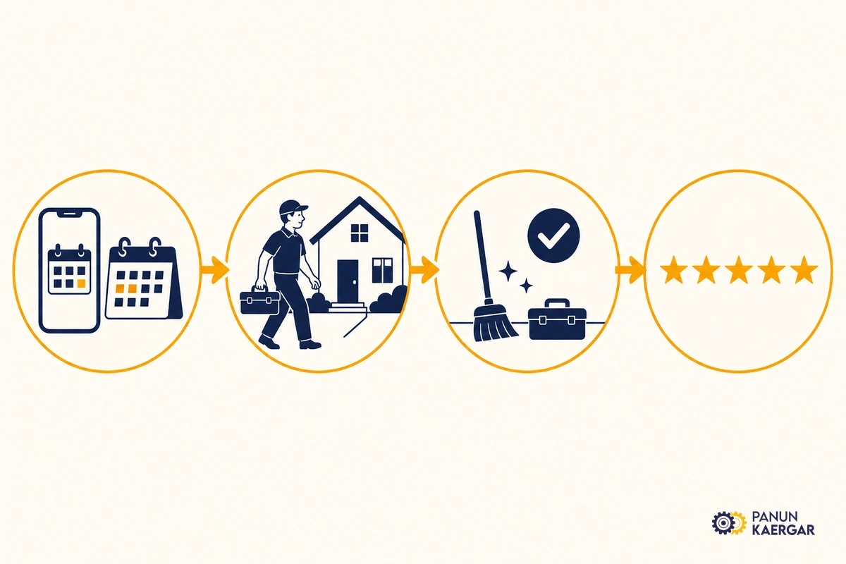 How what quality standards does panun kaergar expect from every home service visit works with Panun Kaergar