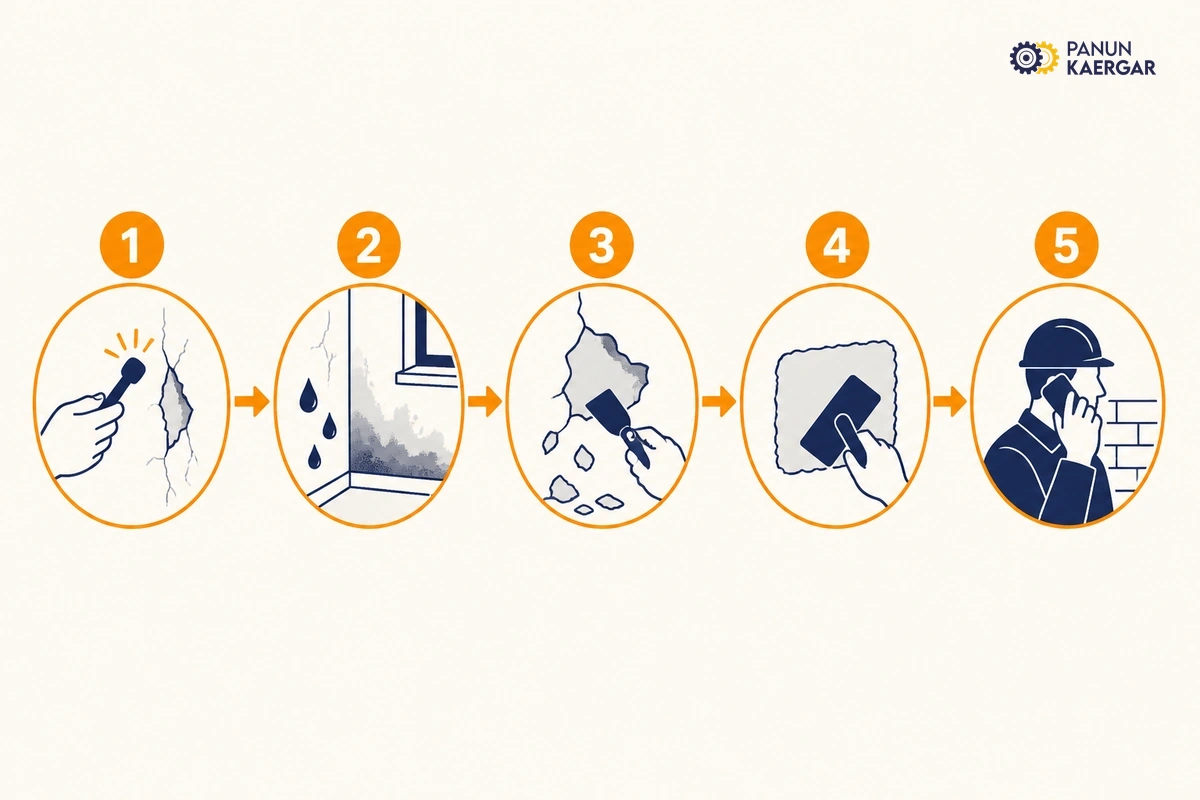 Practical loose plaster hollow or peeling troubleshooting steps