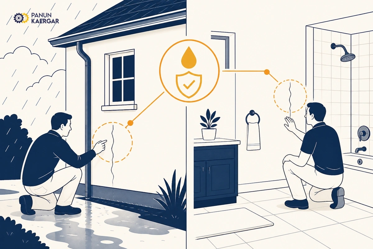 Simple prevention step for loose plaster hollow or peeling