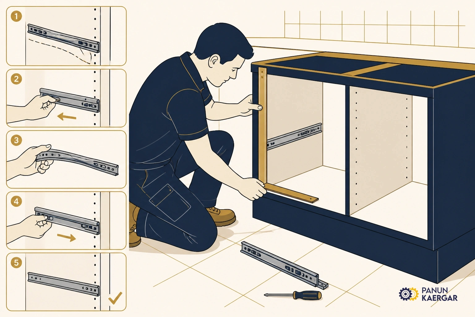Call a carpenter — A pro can re-square carcasses, replace runners, or re-edge swollen boards