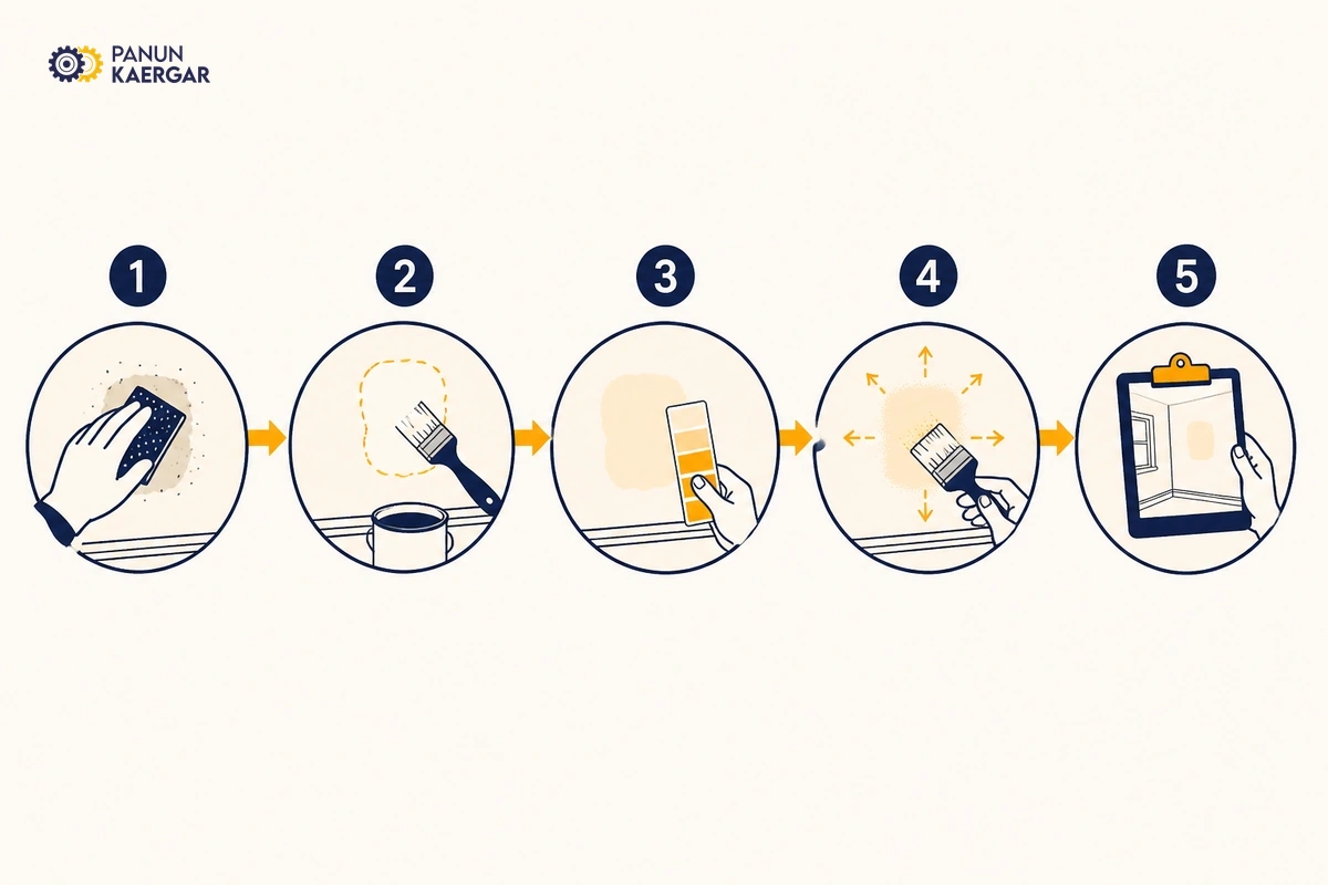 Practical touch-up paint never matches troubleshooting steps