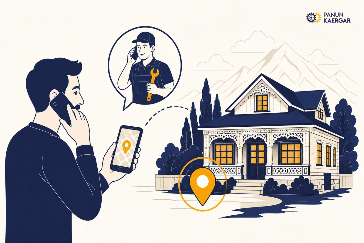 Share your exact Kashmir neighbourhood when booking a Panun Kaergar home service