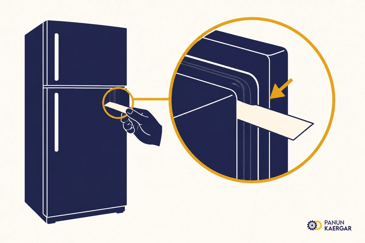 Check the door seal with a paper strip — Close the door on a strip of paper; if it slides out easily all around, clean or realig...