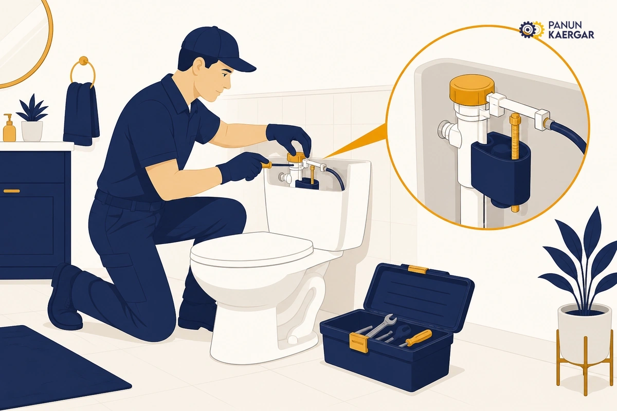 Book a plumber — A pro can replace a failing fill valve, reseat a flush valve, or fix a cracked cistern ...