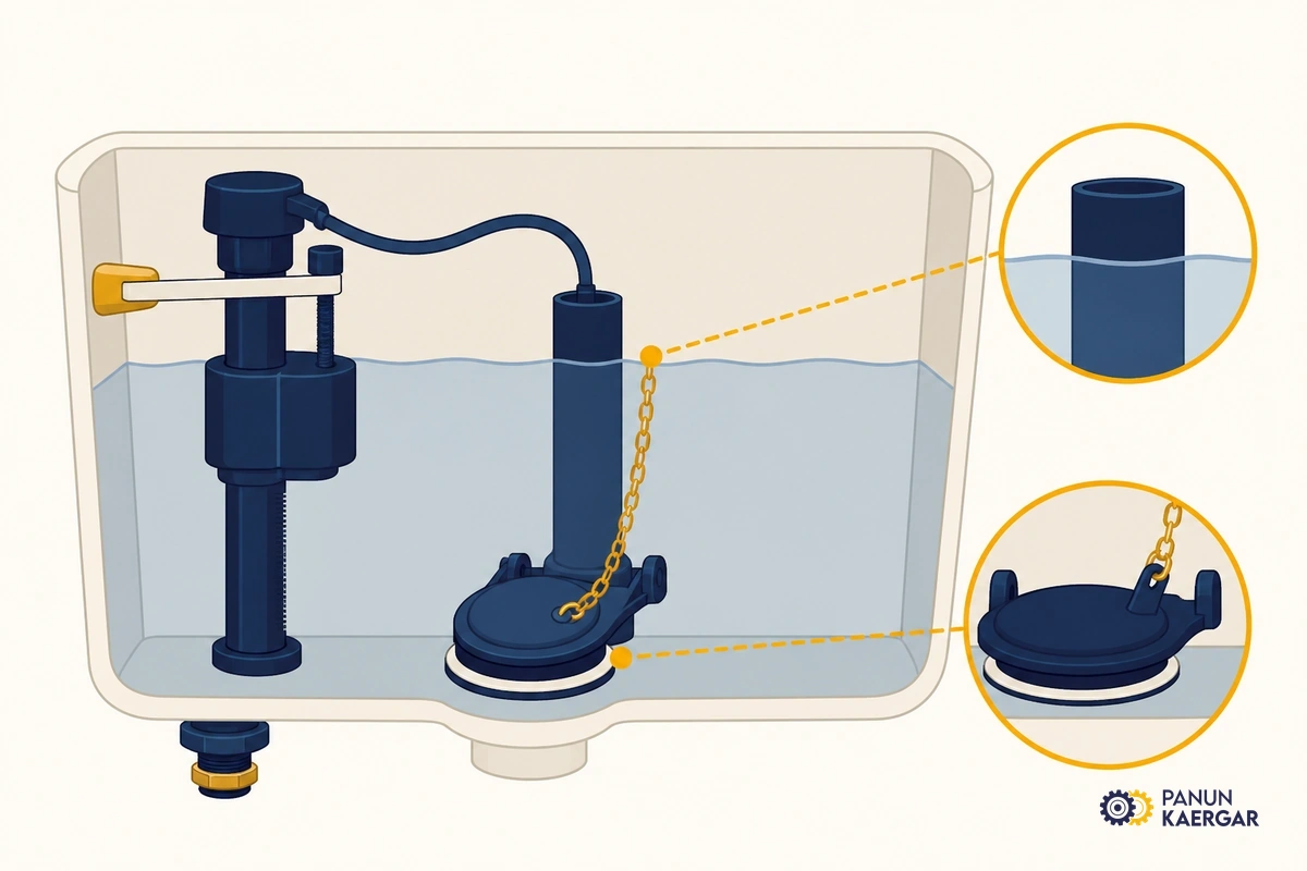 Simple prevention step for toilet keeps running