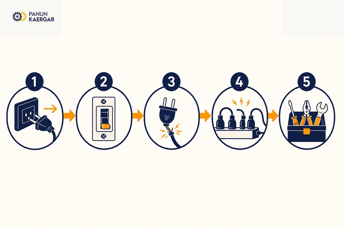 Practical wall socket sparking troubleshooting steps