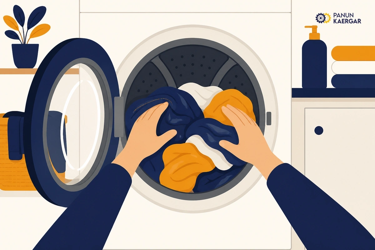 Stop and redistribute the load — Pause the cycle, spread wet clothes evenly around the drum, and avoid one heavy blanket...
