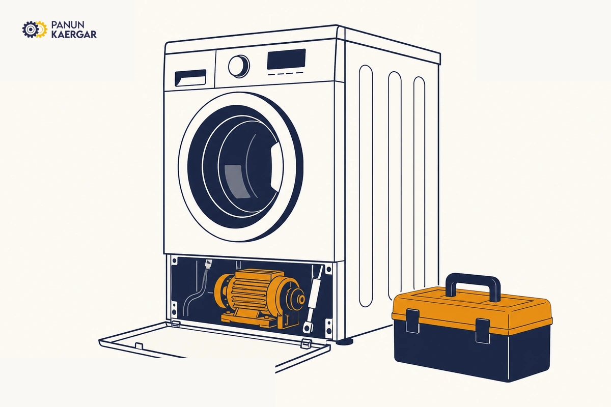Book appliance repair — A technician can test the lid switch, belt, clutch, motor, and control board without fo...
